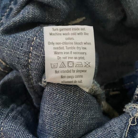 Gymboree Baby Denim Overall Dress Paint Splatter
Size 18-24 Months - Picture 3 of 10